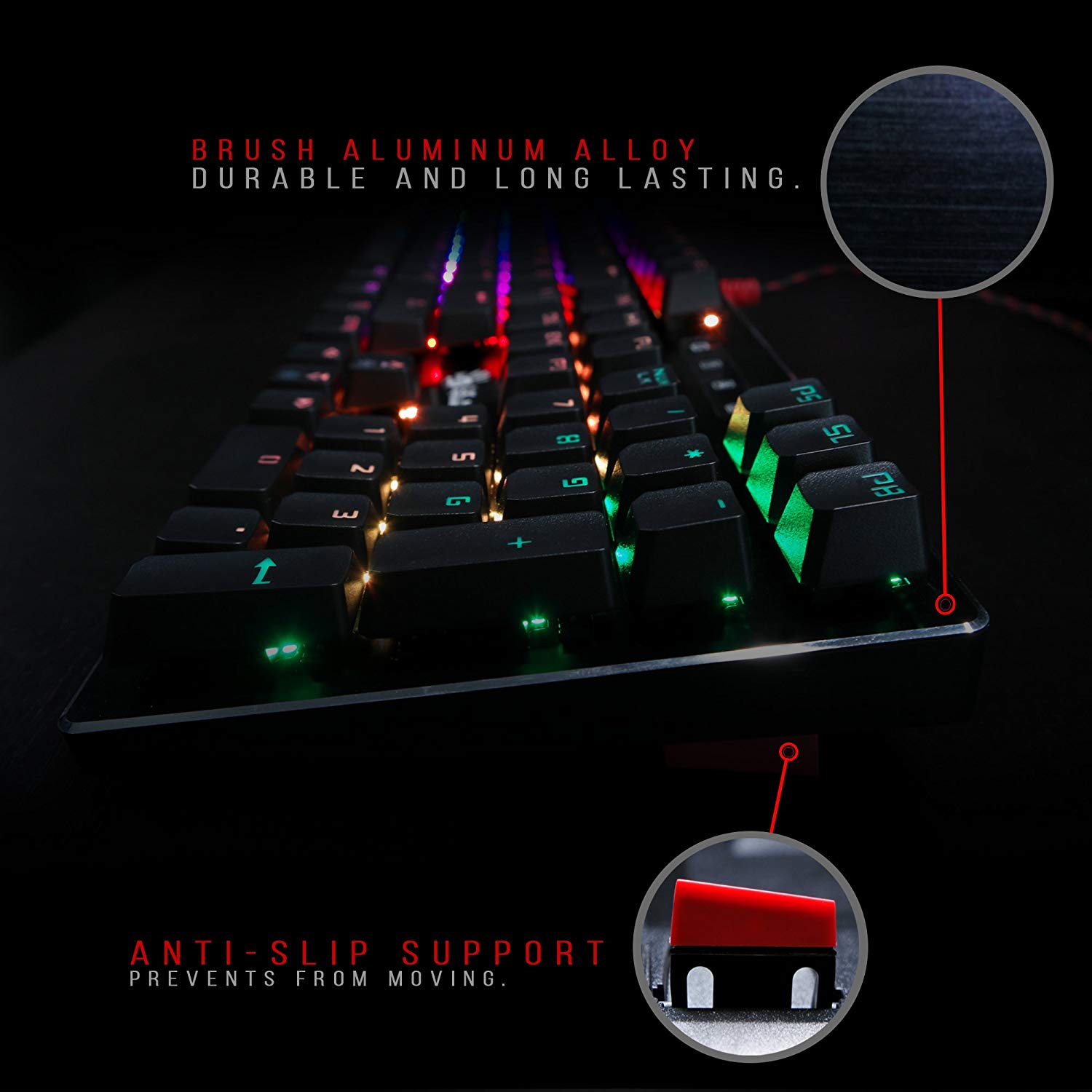 BLOODY B820R, Black Gunmetal, LK Blue Switch - Image 4