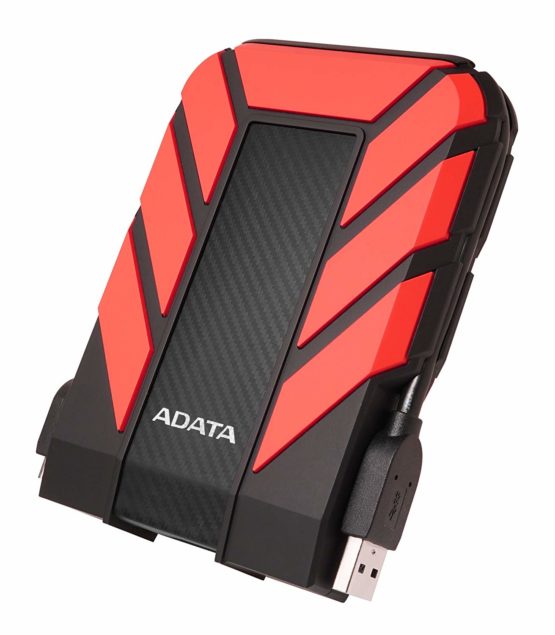 ADATA AHD710P-2TU31-CRD Dashdrive Durable HD710 Pro External Hard Disk Drive, USB 3.1 (2TB, Red)