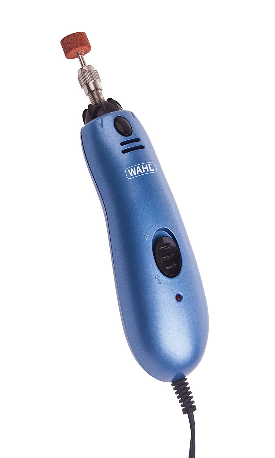 Wahl Dog Nail Grinder/File for Pets Mains Powered, Clear, 1 Count (Pack of 1), Blue