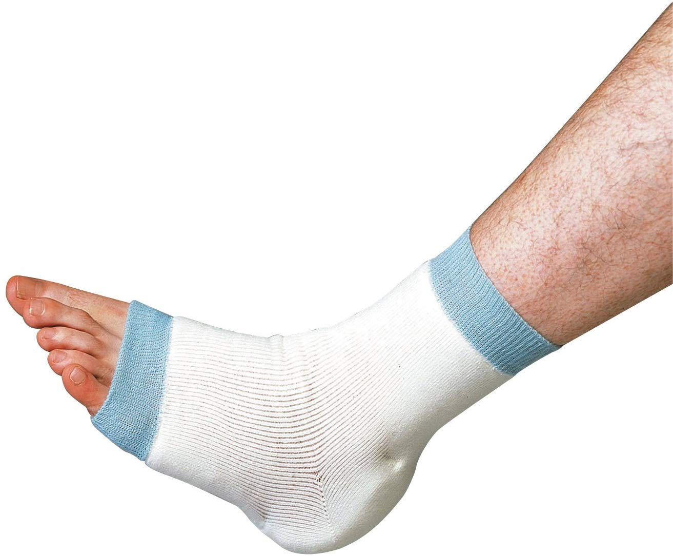Rolyan Elbow/Heel Protectors, Pair of Medium/Large 11" Heel or Elbow Sleeves with Gel Pad Protects Skin and Relieves Pressure - Image 2