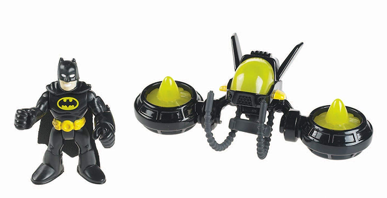 Imaginext Fisher-Price DC Super Friends, Batman with Jet Pack, Multicolor