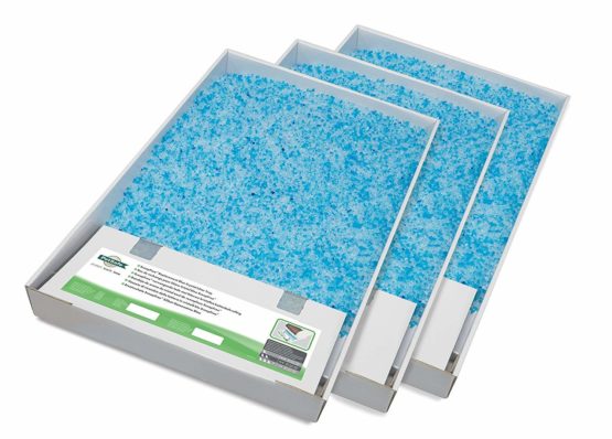 PetSafe ScoopFree Replacement Crystal Cat Litter Tray, Self-Cleaning Automatic Cat Litter Box Tray Refills - Dust Free Non-Clumping, Odour Control (3-Pack)