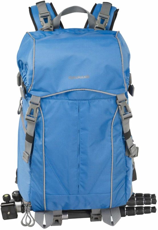 CULLMANN ULTRALIGHT 2in1 Daypack 600+ photo/hiking backpack with shoulder bag, inside dimensions camera compartment 240x190x120mm, blue - Image 3