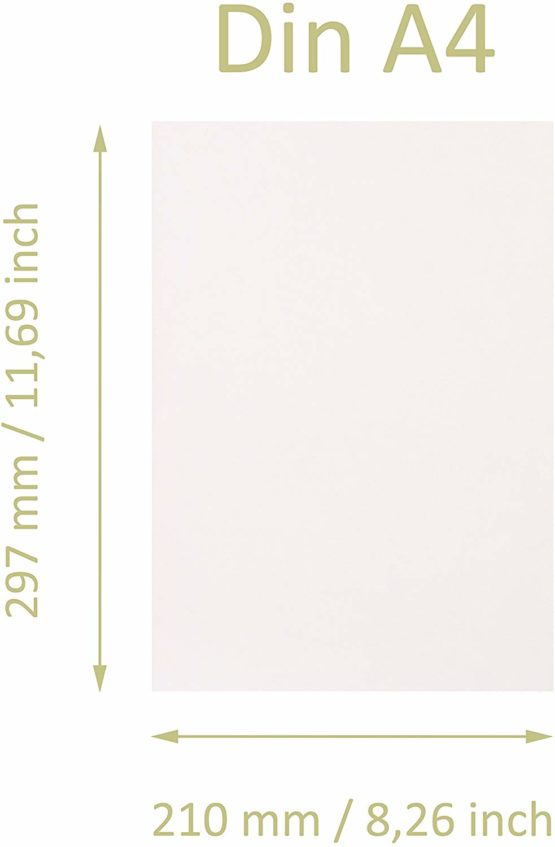OfficeTree 100 x Tracing Paper A4 100 GSM - Vellum Paper - for Drawing Sewing and Crafting - Can be Used on Both Sides - Image 3