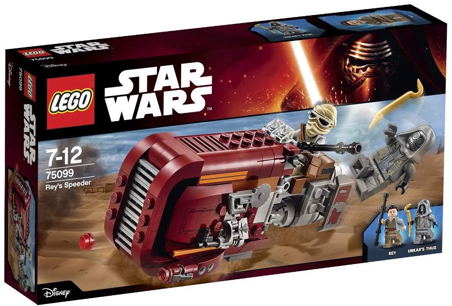 LEGO Star Wars 75099 Rey's Speeder, Multicolor, 26.2 x 14.2 x 5.1