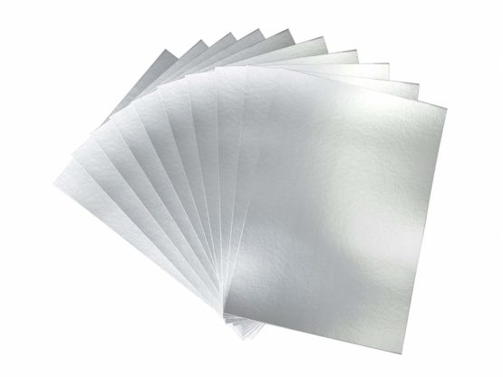 50 Sheets of A4 Silver Card