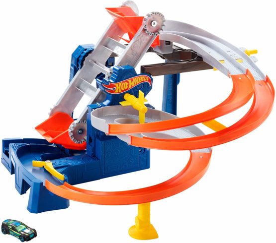 Hot Wheels Mattel FDF28 Factory Raceway Ultimate Playset