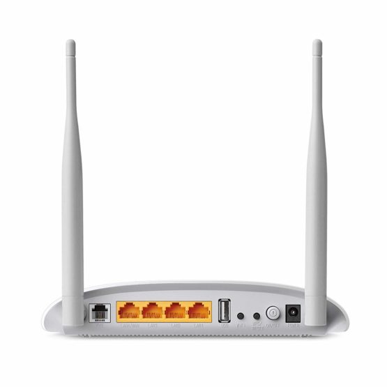 TP-Link 300 Mbps Wireless N VDSL/ADSL Modem Router, Single-Band, Broadband Speed Up To 100 Mbps, Versatile Connectivity, 4x Fast Ports +1x 2.0 USB Port, TP-Link Tether App, Easy setup (TD-W9970) - Image 3