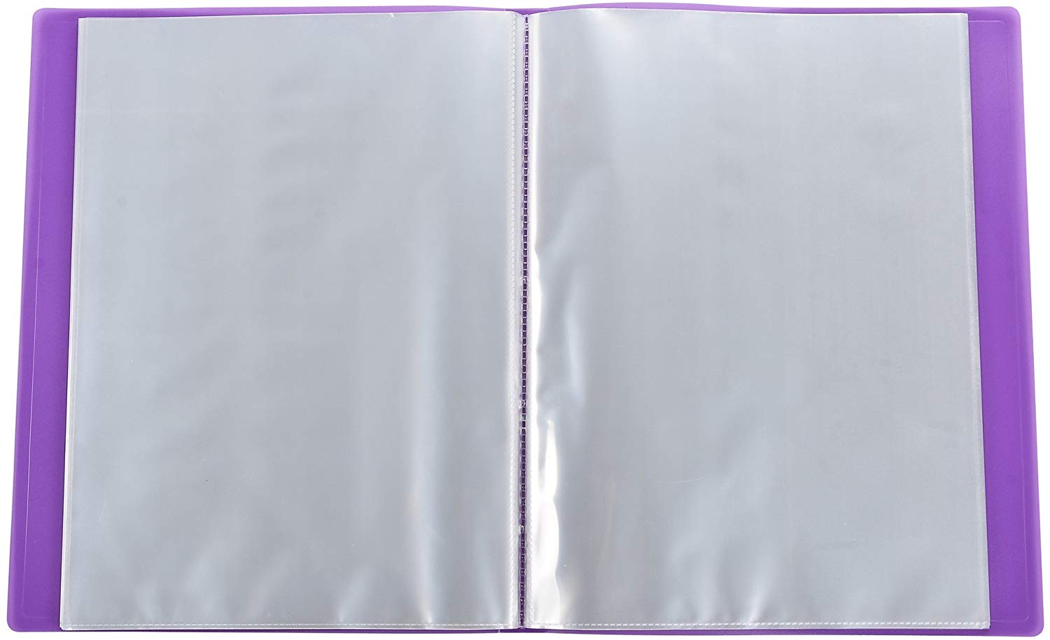 Arpan A4 Display Book Folder Flexible Cover Portfolio - 104 Pockets 208/Sides - Purple, 30 x 2 x 23 cm - Image 2