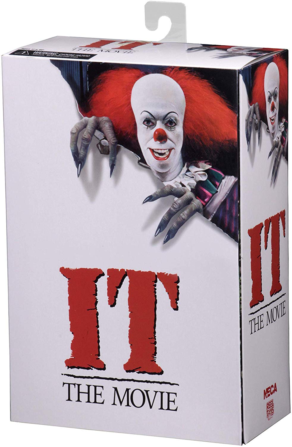 NECA Official "IT" 1990 Movie Ultimate Pennywise Action Figure 7", Red, 7 inch - Image 3