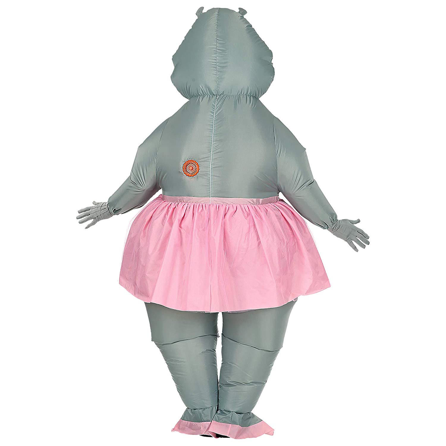 Widmann Fancy Dress Costume Unisex Hippo Ballerina Adult Outfit Stag Do, Gray - Image 3