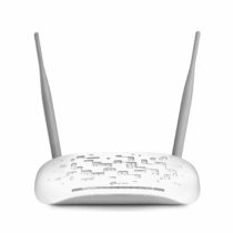 TP-Link 300 Mbps Wireless N VDSL/ADSL Modem Router, Single-Band, Broadband Speed Up To 100 Mbps, Versatile Connectivity, 4x Fast Ports +1x 2.0 USB Port, TP-Link Tether App, Easy setup (TD-W9970)