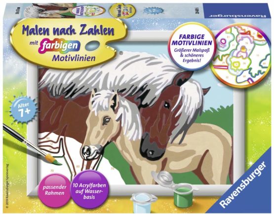 Ravensburger Paint by Numbers 28469 - Lovely Mare - For Children From 7 Years
