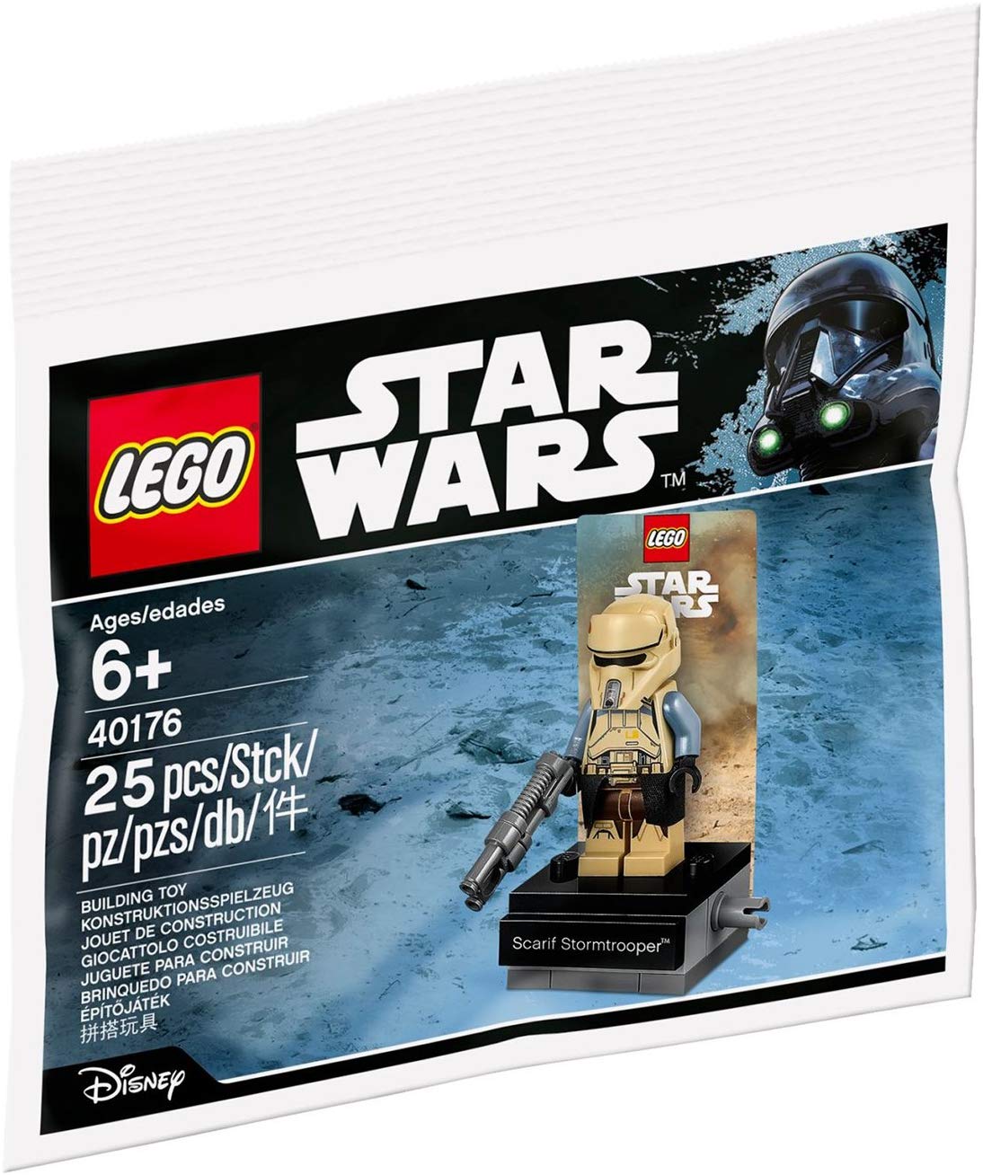 Lego.Star Wars SCARIF STORMTROOPER Minifigure Polybag 40176 Set (Bagged), Multicolor