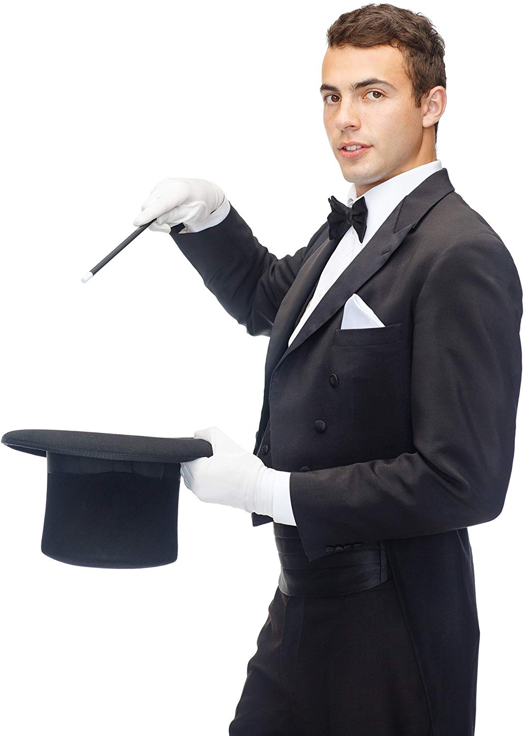 Sumind White Uniform Gloves - Formal & Parade Gloves in Satin & Nylon Cotton - Image 2