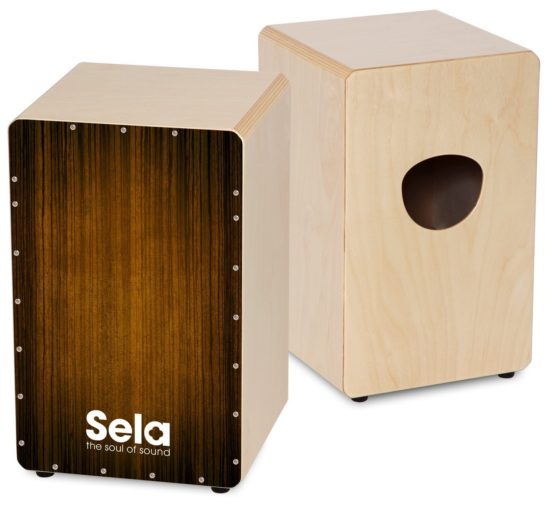 Sela Varios Blue Snare Cajon SE 052 Cajon Bundle Standard brown - Image 4