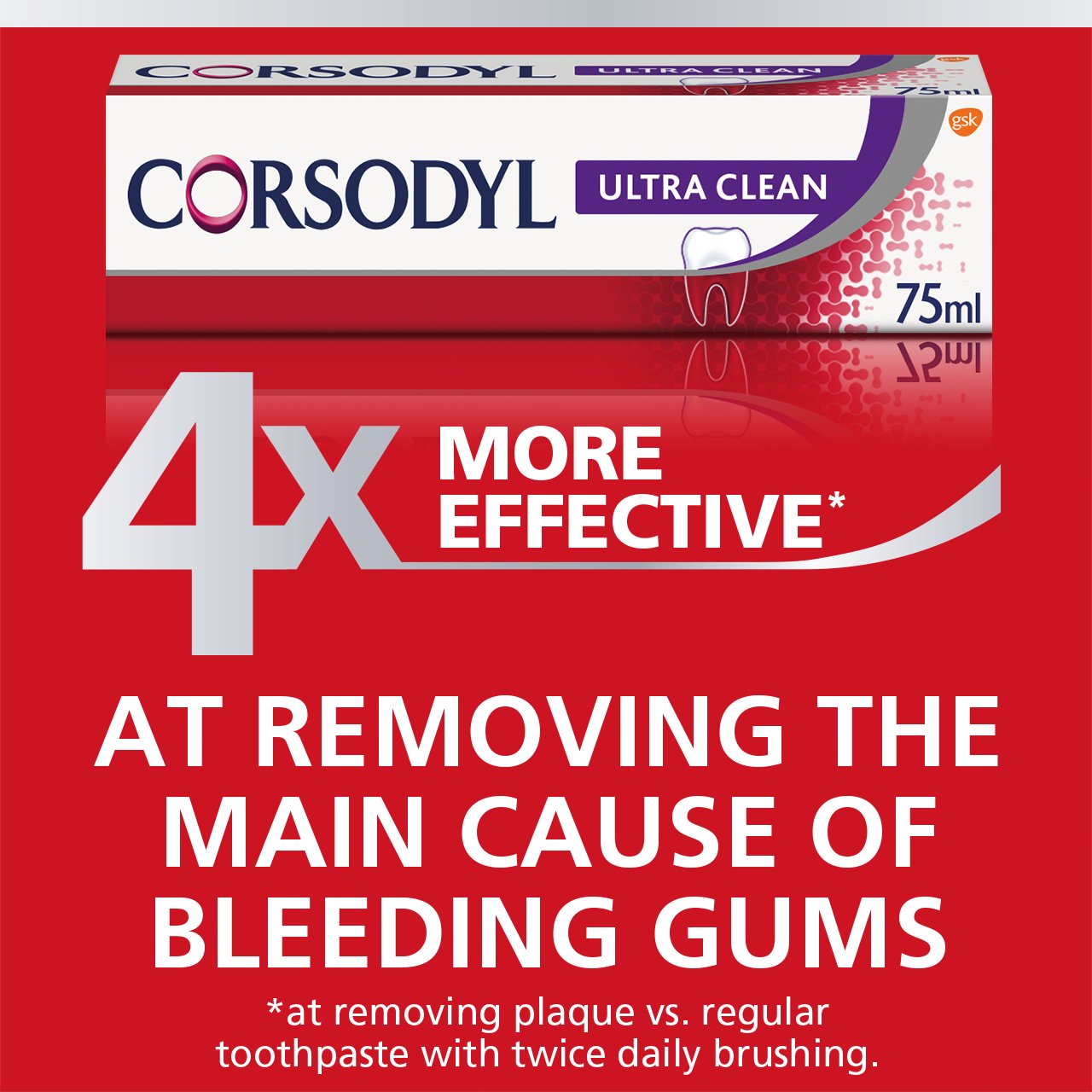 Corsodyl Gum Care Bundle for Healthy Gums: 2X Ultra Clean, 2X Daily Mouthwash Cool Mint 500ml, 1x Daily Toothbrush Soft - Image 4