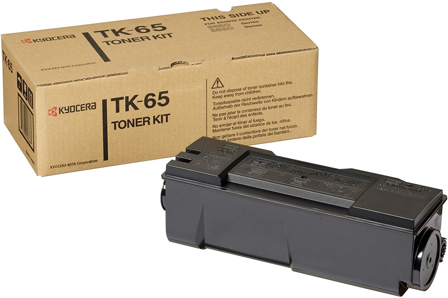 Kyocera Toner Cartridge TK-65 K, BLACK, 47.000 Pages Ultra High Capacity Genuine Premium Printer Toner, 1T02FB0EU0, 0T2FB0EU