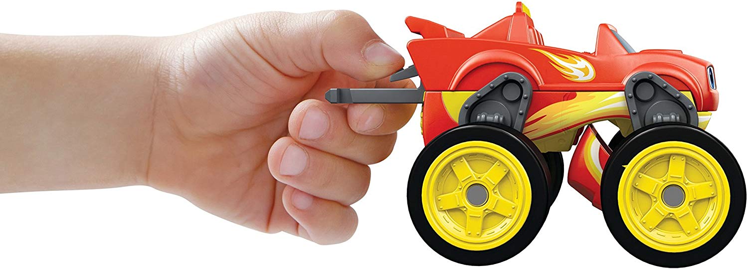 Fisher-Price Nickelodeon Blaze & the Monster Machines, Flip & Race Blaze, Red, 8 x 2.75 x 7 inches - Image 2