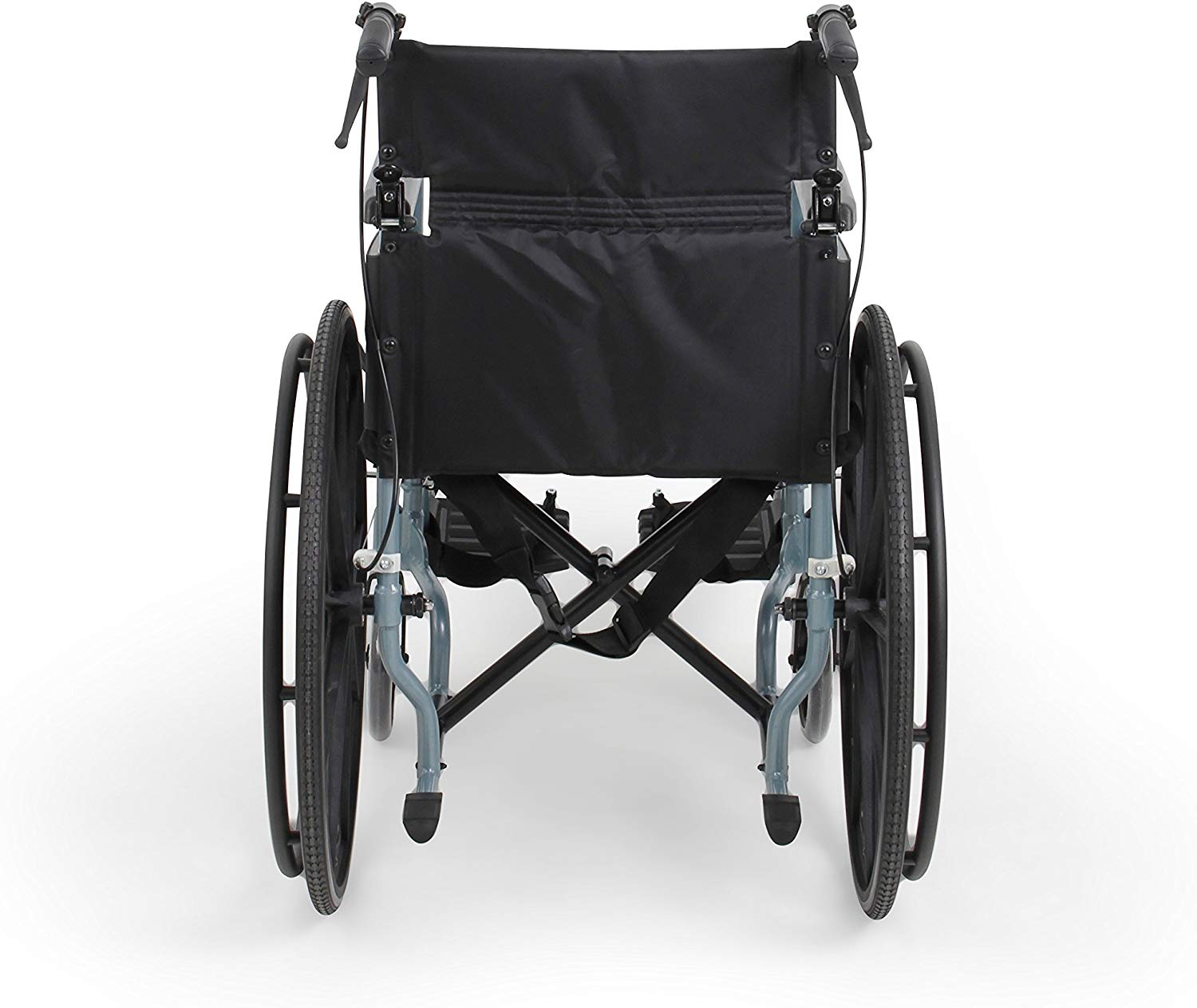 Days Self Propelled Folding Wheelchair, Lightweight Aluminium Wheelchair for Adults with Removable Footrests - Image 2