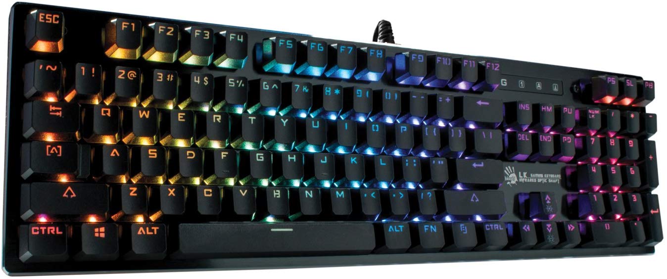 BLOODY B820R, Black Gunmetal, LK Blue Switch
