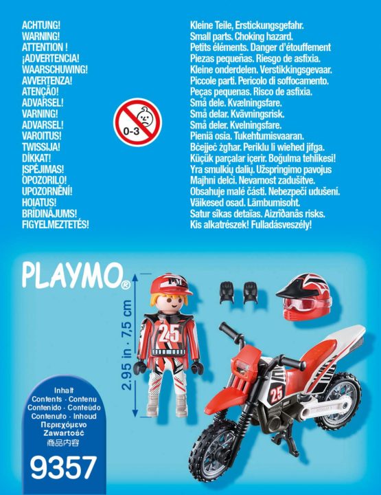 Playmobil 9357 Special Plus Motocross Driver - Image 4