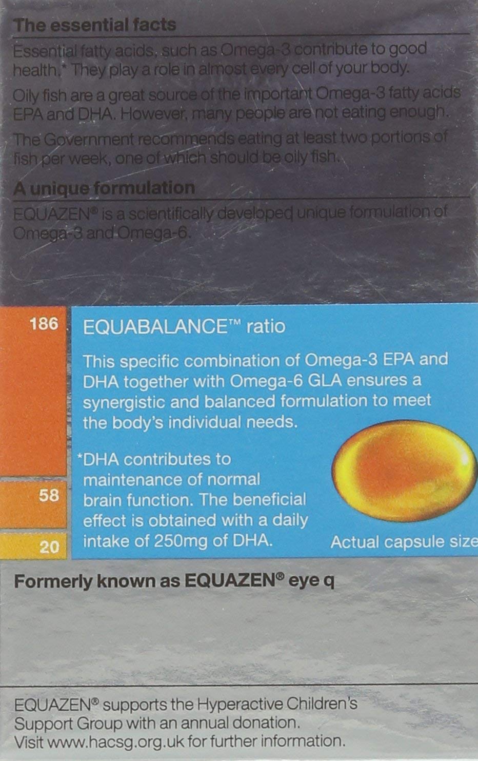 Equazen® Omega 3 & 6 Capsules, Brain & Cognitive Support, DHA, EPA & GLA, Clinically Researched 9:3:1 Formula - Image 2