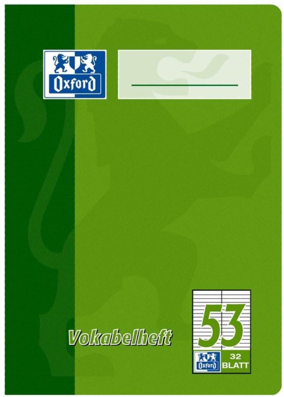 Oxford 100050398 Small Vocabulary Book School 10-pack A6 format with 2 Columns 32 Sheets Assorted Red and Green - Image 4
