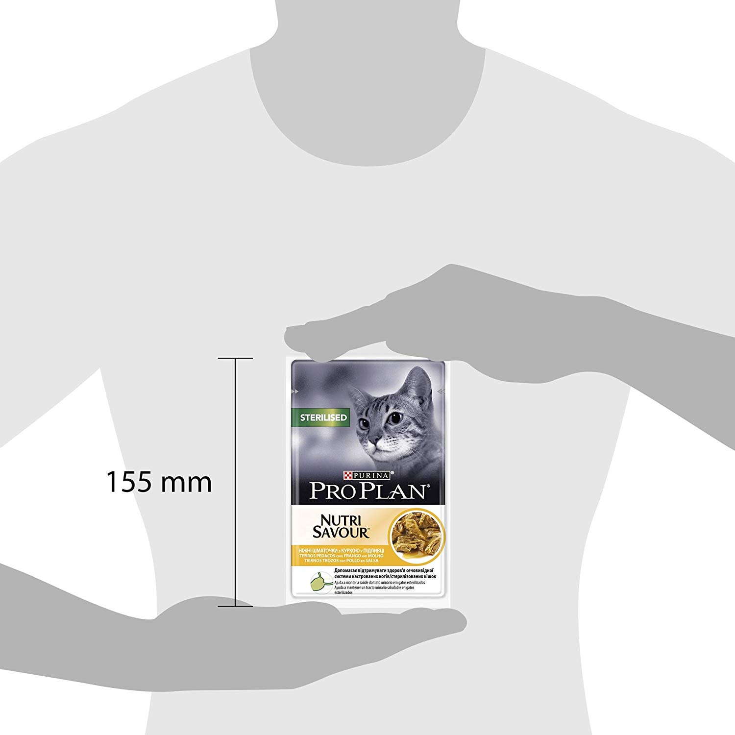 Purina ProPlan Sterilized Cat Food in Sauce Cat Adult Chicken 24 x 85 g, 85 g (Pack of 24) - Image 3