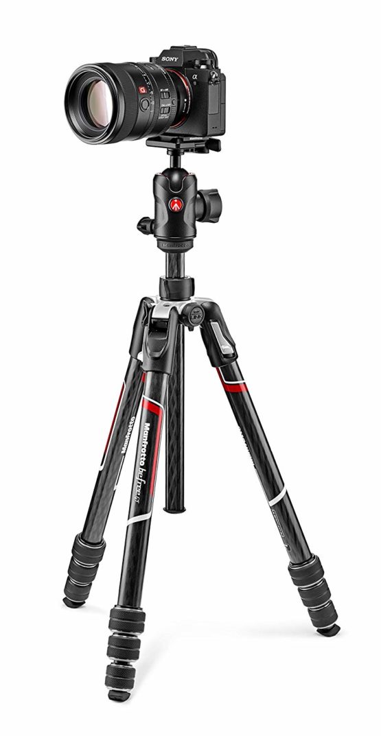 Manfrotto MKBFRTA4GT-BH Befree Advanced Travel Tripod, Twist Lock with Ball Head for Canon, Nikon, Sony, DSLR, CSC, Mirrorless, Up to 12 kg, Lightweight with Tripod Bag, Aluminium, Black - Image 4