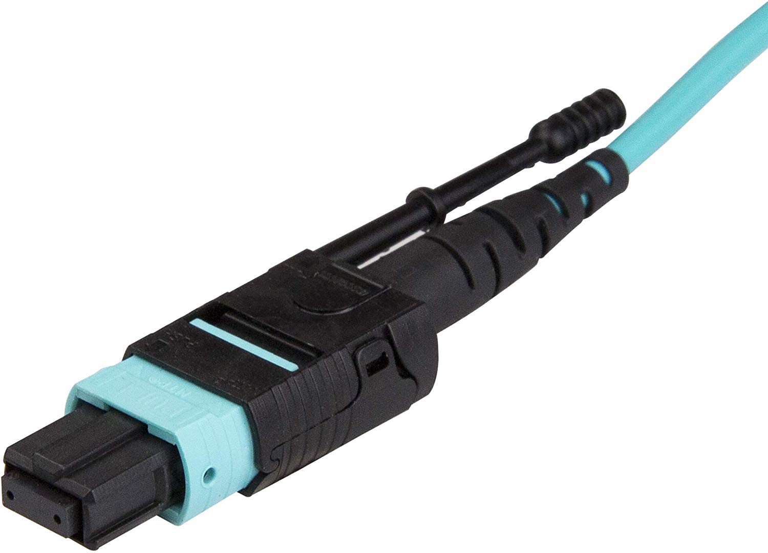 StarTech.com 1m (3ft) MTP(F)/PC to MTP(F)/PC OM3 Multimode Fiber Optic Cable, 12F Type-A, OFNP, 50/125µm LOMMF, 40G Networks - Image 2
