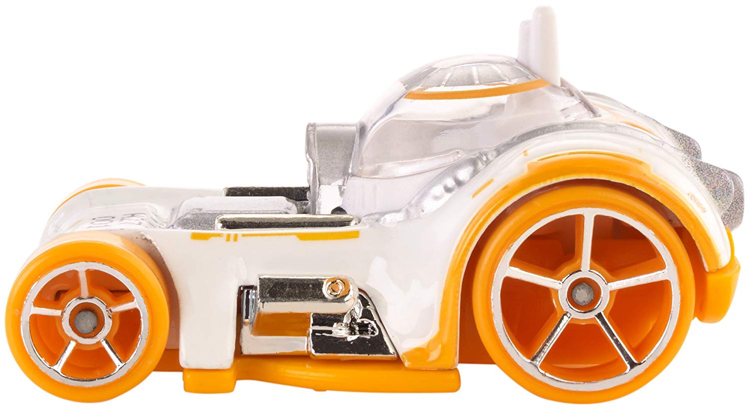 Hot Wheels Star Wars Cars - BB8, White, Orange, 5 cm - Image 4