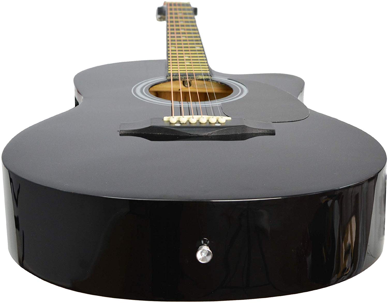 3rd Avenue Full Size 4/4 Cutaway Acoustic Guitar Pack Bundle for Beginners, 6 Months FREE Lessons, Bag, Strap - Image 4