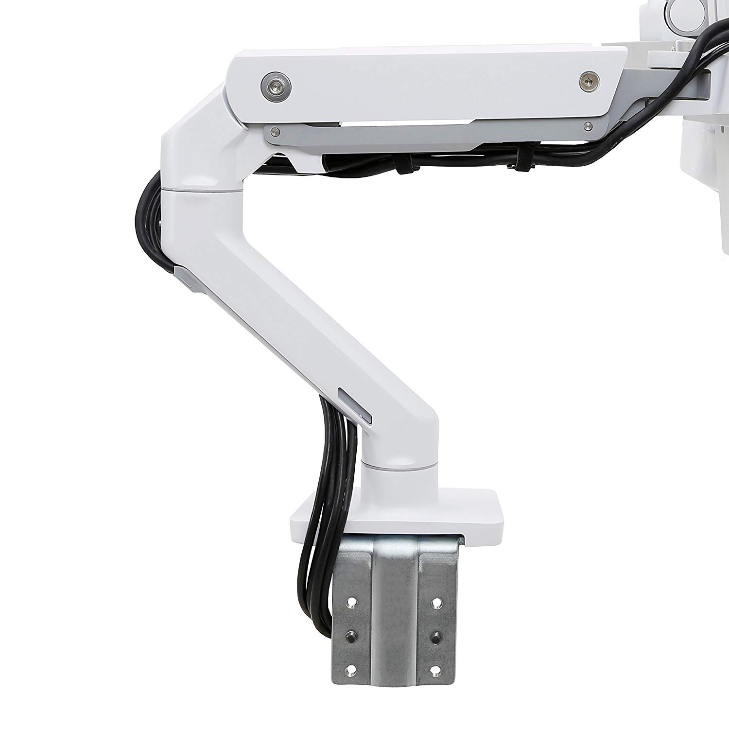 Ergotron - HX Dual Monitor Arm, VESA Desk Mount - for 2 Monitors Up to 32 Inches, 2.3-7.9kg Each - White (45-476-216) - Image 4