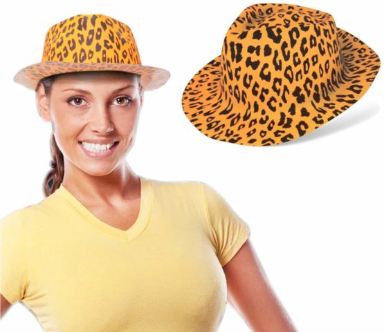 NOVELTY PLACE [Party Stars Neon Color Animal Print Plastic Party Hats for Kids Teens and Adult (Pack of 12) - Image 2