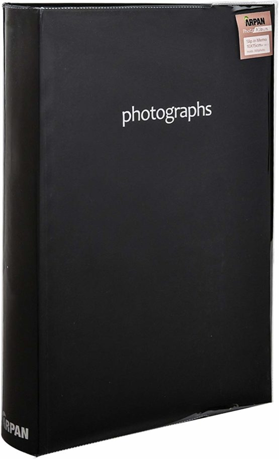 ARPAN Large Black Memo Slip In Photo Album 300 6x4 Photos - Image 2