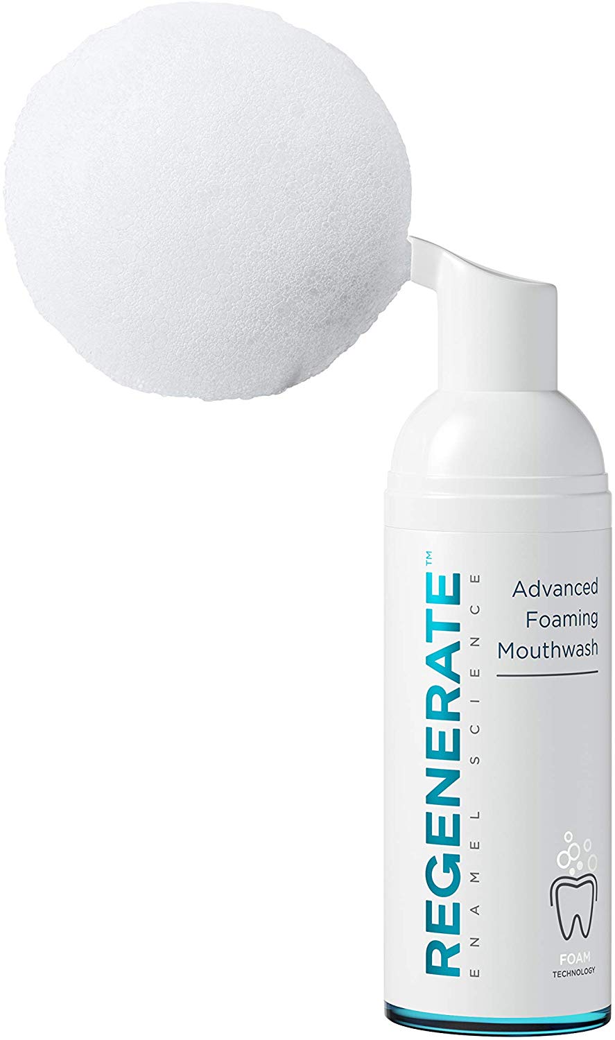 Regenerate Advanced Foaming Mouthwash Mouthwash restore tooth enamel for lasting freshness 50ml, Transparent Blue, 50 ml (Pack of 1) - Image 3