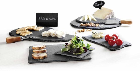 LACOR Slate Tray, Black, 10 x 10 x 0.5 cm - Image 2