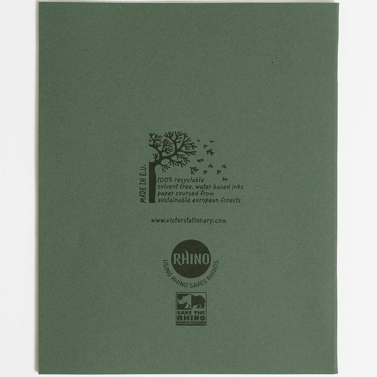 Rhino 8 x 6.5 Exercise Books, 48-Page / 8mm Lined with Margin Paper Notebook, 10-Pack, Writing Book - Image 3