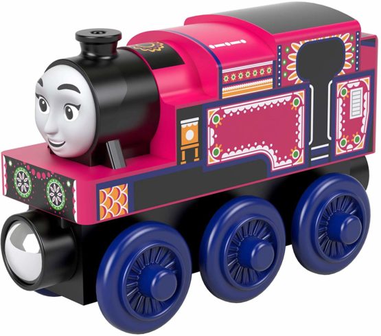Thomas & Friends Thomas and Friends GGG33 Wood Ashima Toy Train, Multi-Colour