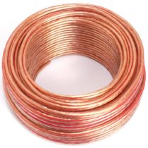 Loudspeaker Cable 2 x 1.50 mm² - 30 m - Transparent - CCA - Audio Cable - Box Cable