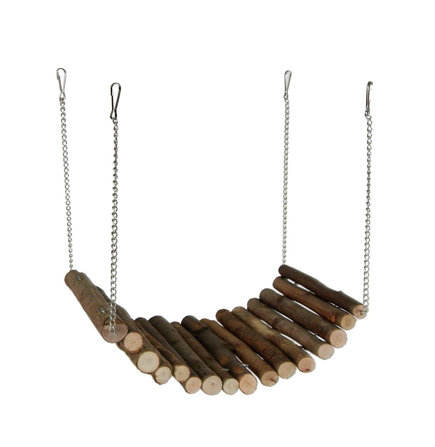 Bubimex 2079 Wooden Bridge for Rodents, braun, 27 cm