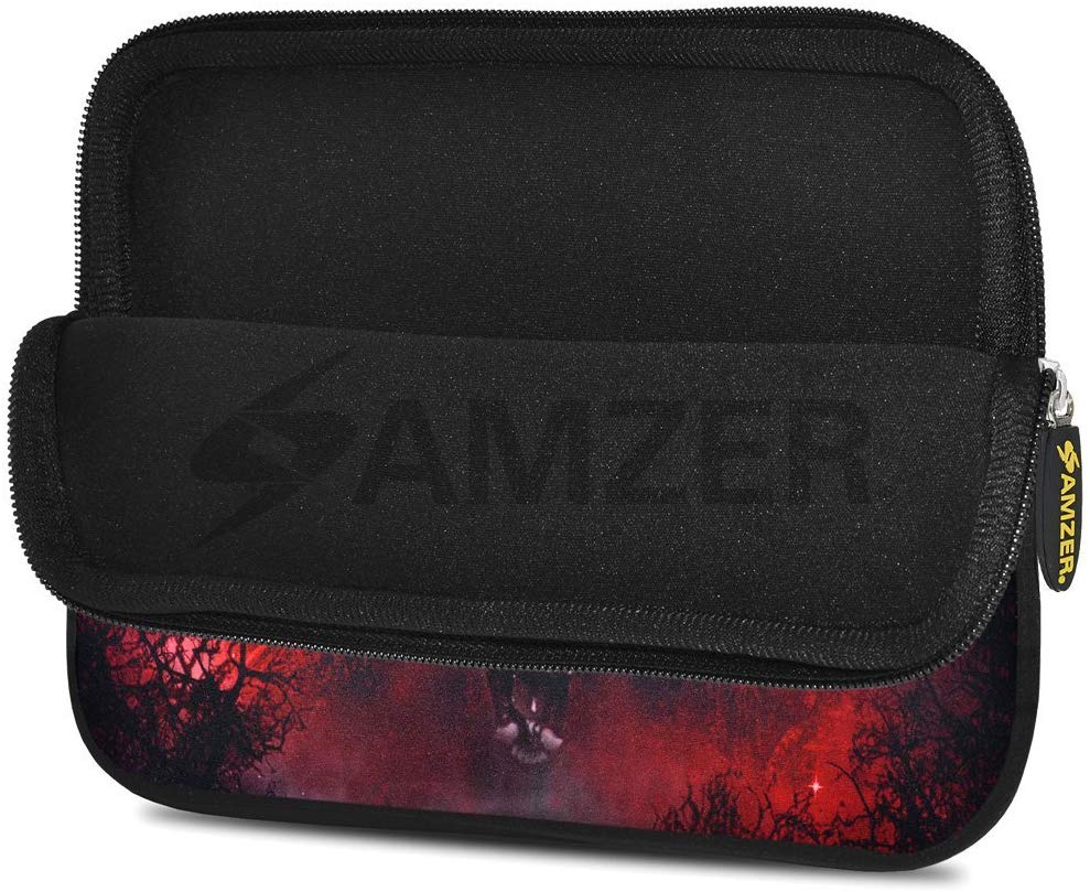 Amzer Red Wolf Design Neoprene Soft Sleeve for Up to 7.75 inch Tablet - Image 2
