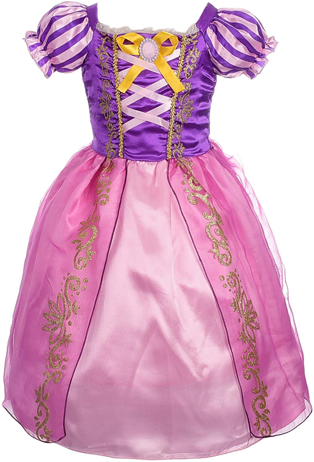 Lito Angels Girls Princess Rapunzel Costumes Girl Princess Dresses Fancy Party Dress, Purple, 4 Years, Style a (Dress Only)