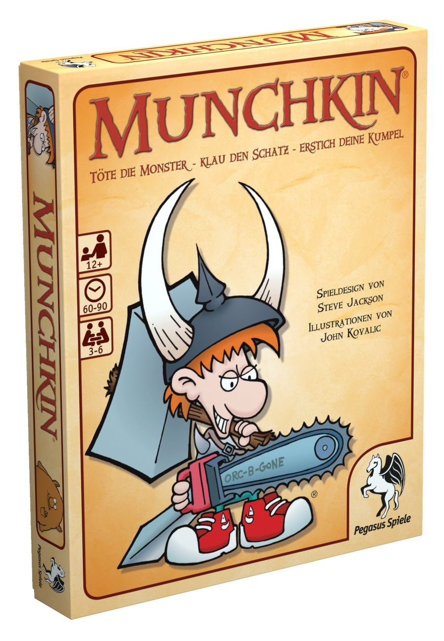 Pegasus Spiele 17211G - Munchkin Card Game, Multicoloured, Medium