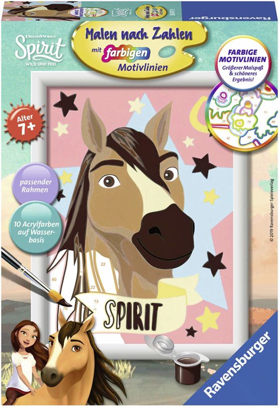 Ravensburger Painting by Numbers 28471 Proud Spirit for Children from 7 Years