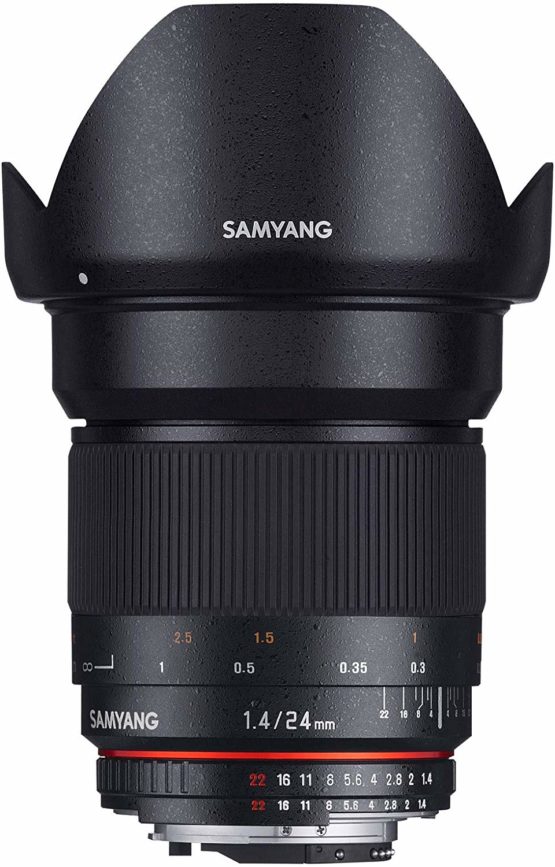 Samyang 24 mm F1.4 Manual Focus Lens for Sony-E, 7641