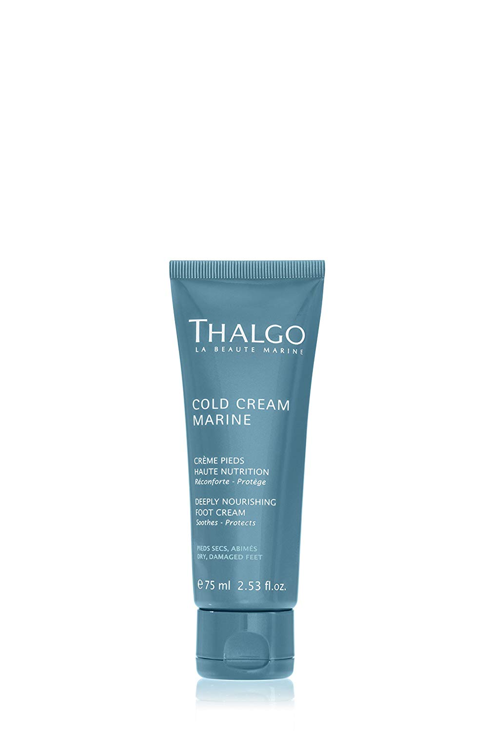 THALGO Cold Marine Deeply Nourishing Foot Cream 75 ml, White, 75 ml (Pack of 1)