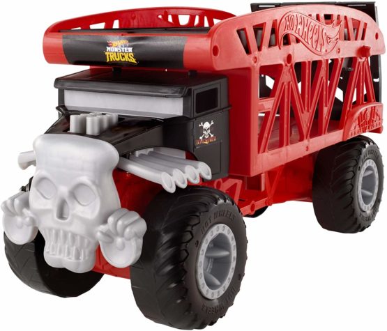 Hot Wheels FYK13 Large-scale Monster Mover stores twelve 1:64 scale trucks - Image 4