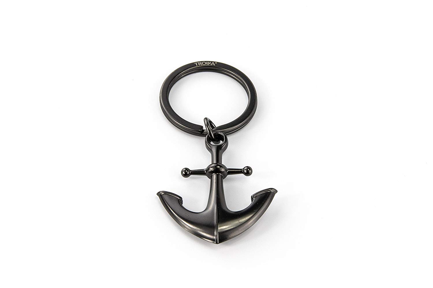 TROIKA Heimathafen - KR17-10 - Keyring - Anchor - Nostalgia - Hope - Lucky Charm - Matte - The Original from, black, 6 cm, Keyring - Image 4